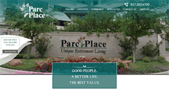 Desktop Screenshot of parcplaceretirement.com